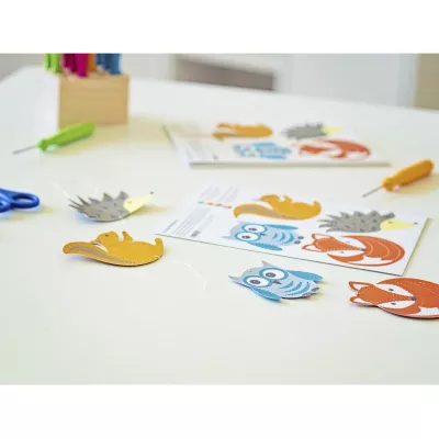 Puppets, Papierbastelarbeiten, Fischformen, Entenformen, Bastelaufkleber