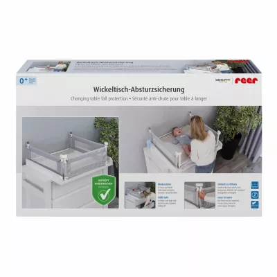Wickeltisch-Abdursicherung, Changing table safety, Tischschutzgitter, Baby-Wickeltisch, Sicherheit für Baby