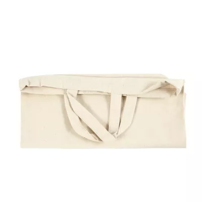 canvas bag, tote bag, naturfarben, gefaltet, Henkel