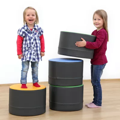 Kinder, Sitzkissen, Puff, Sturzschutz, Töchter