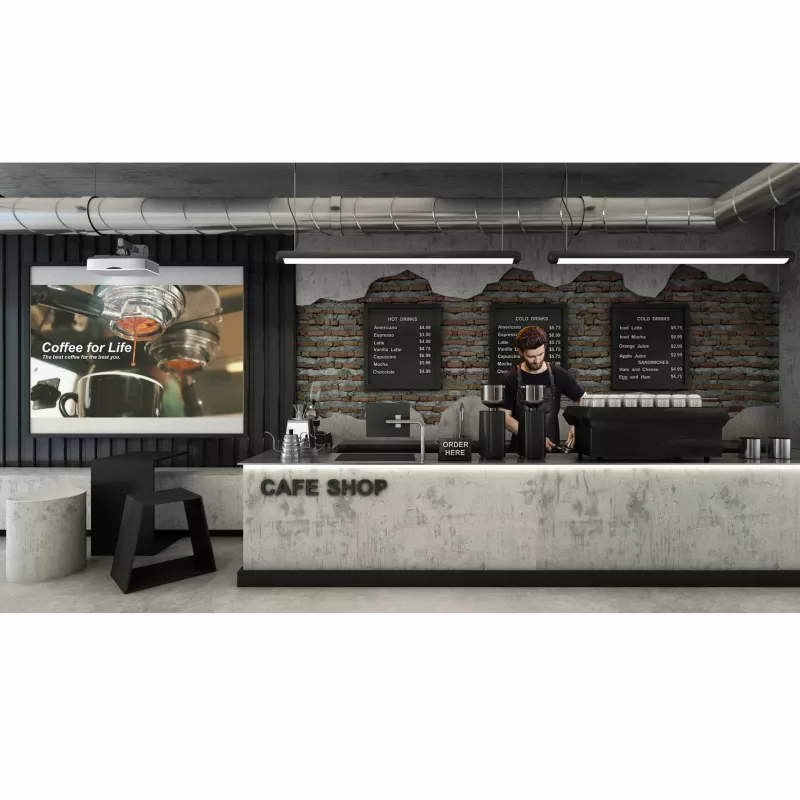 Café, Kasse, Kaffeeküche, Brunnen