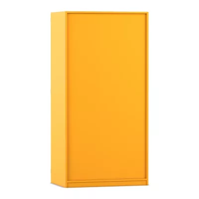 Schrank, Schrankwand, Kasten, orange, einrichtungsstoff
