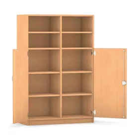 Mittelhohe Schrankkombination - Breite: 126,4 cm