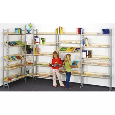 Bücherregal, Regal, Bibliothek, Bücherständer, Holzregal