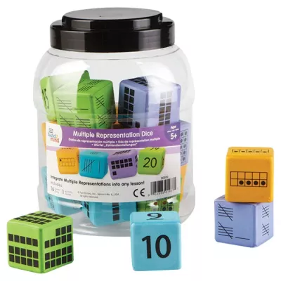 Würfel, Mathematikwürfel, Zahlwürfel, Bildungswürfel, Lernspielzeug