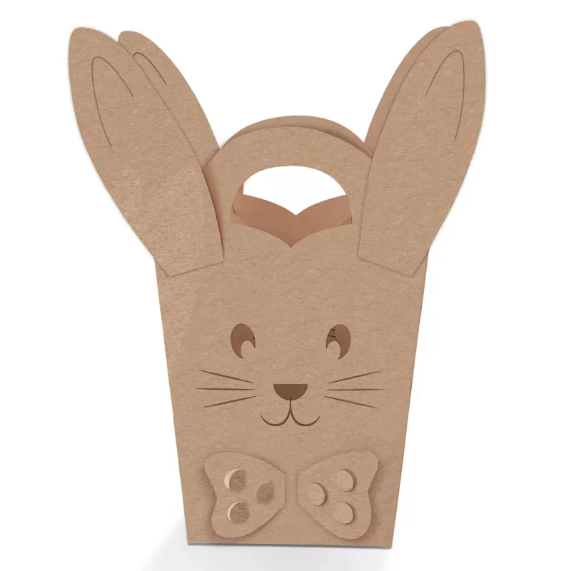 Osterbox, Karton, Hase, Geschenkschachtel, Bib