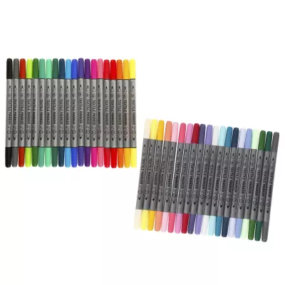Marker-Set, Farbmarker, Filzstifte, Kunstbedarf, Bunte Farben