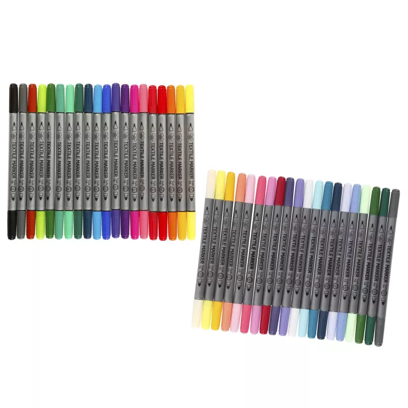 Marker-Set, Farbmarker, Filzstifte, Kunstbedarf, Bunte Farben