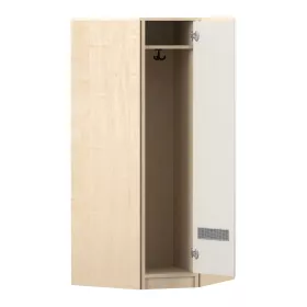 Flexeo® Garderoben-Eckschrank Armadio mit 1 Tür