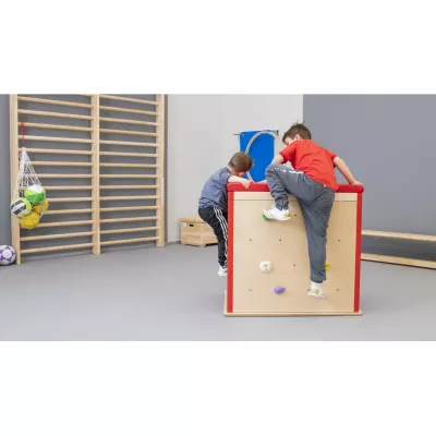 Kletterwand, Kletterturm, Kinderturnen, Spielgerät, Gymnastikwand