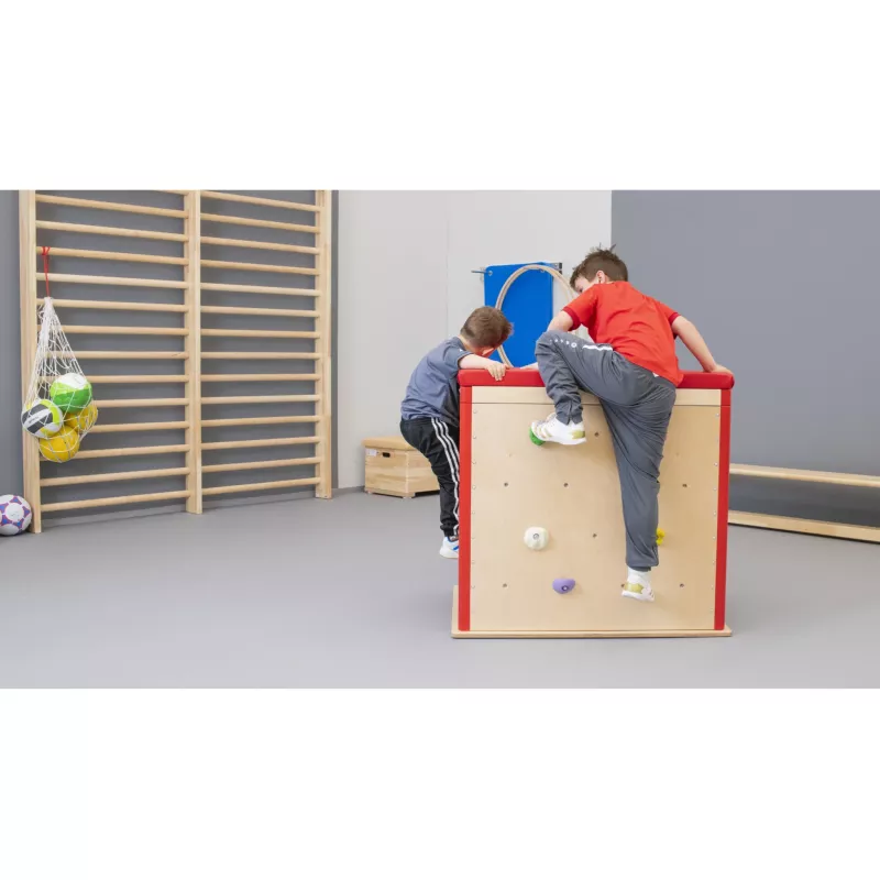 Kletterwand, Kletterturm, Kinderturnen, Spielgerät, Gymnastikwand