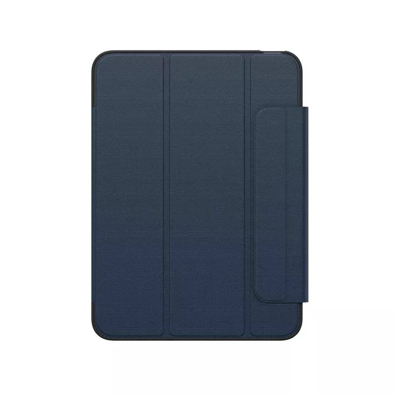 Tablet-Hülle, Hülle, Navy-Blau, Magnetverschluss, Schwarz-Kanten