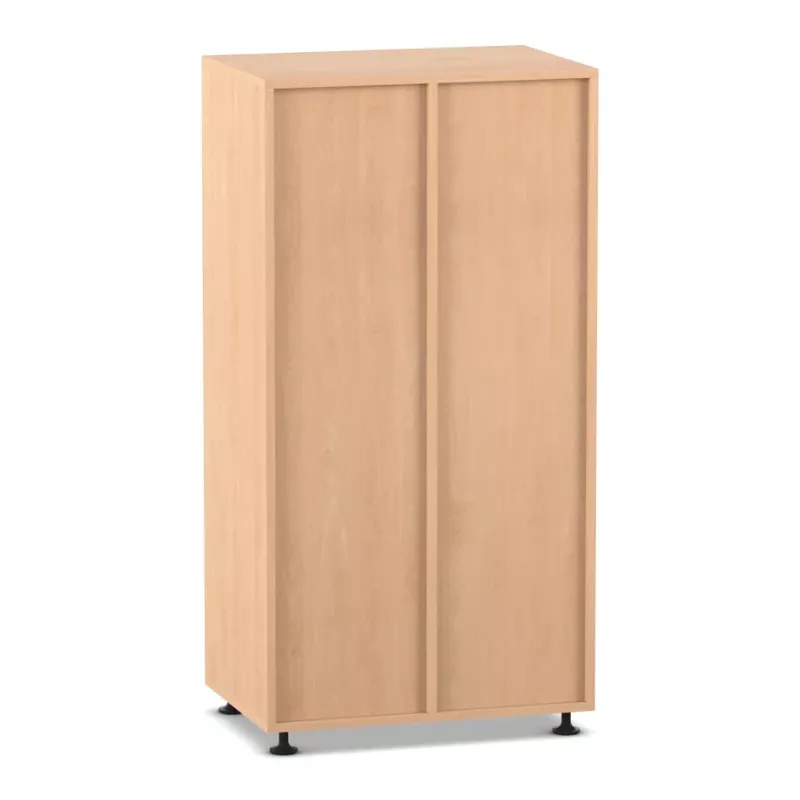 Schrank, Küchenschrank, Schiebetüren-Schrank, Holzoptik, Verstellbare Füße