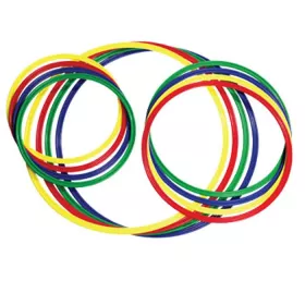 Bunte Gymnastik-Reifen, 4er-Set