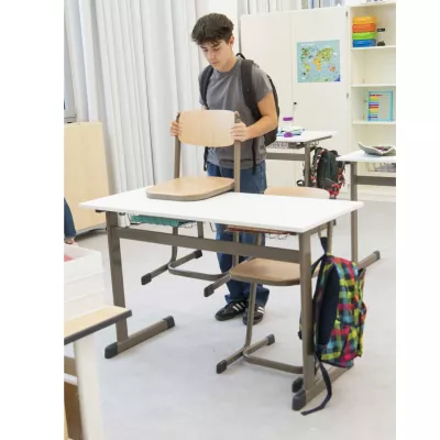 Schulstuhl, Klappstuhl, Klappstuhl, Kindersitz, Schulzimmer