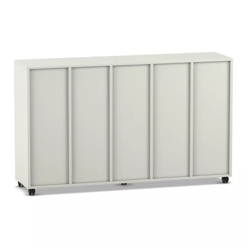 Kastenwagen, Schranktafel, Mobil4 Rollen, Weiß, Schiebetüren