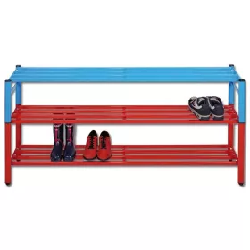 Aufsatzregal für Schuhregal Weißaluminium