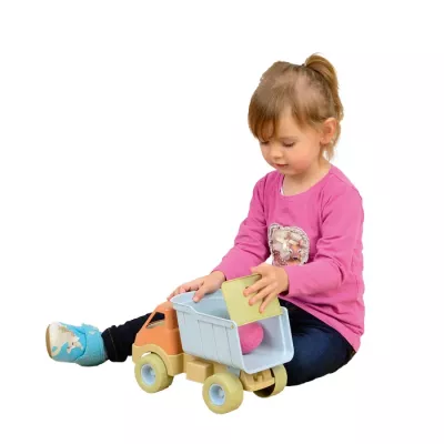 Kinderspielzeug, Kauftruck, Sortiertruck, Bauspielfahrzeug, Plastefahrzeug
