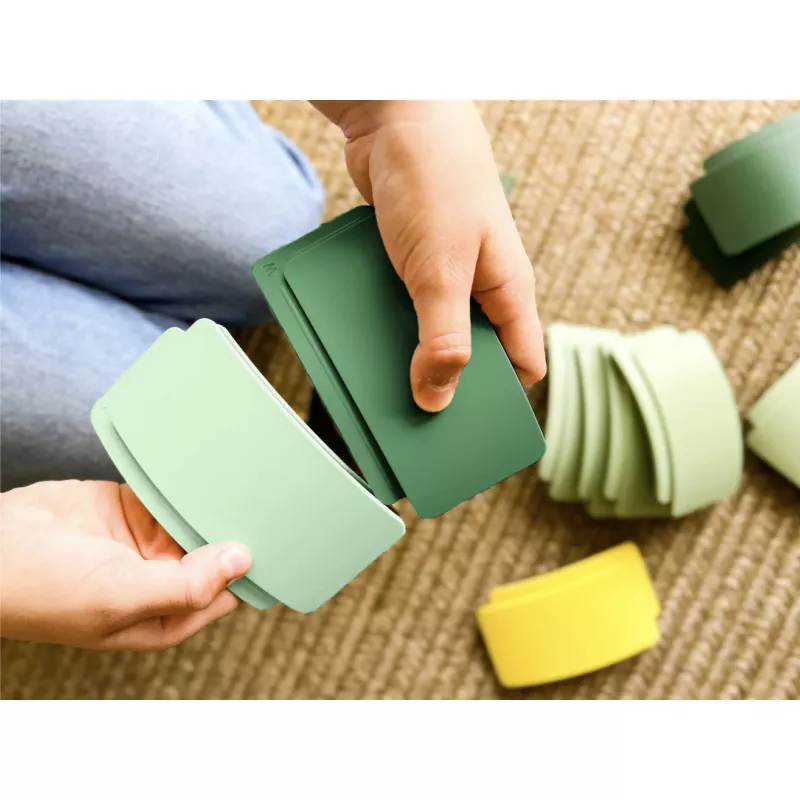 Spielmatte, Ball roll, Schaumstoffblokke, Klopfspielzeug, grüne Blöcke
