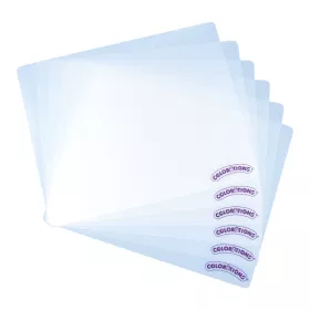 Mal- und Knetunterlagen transparent