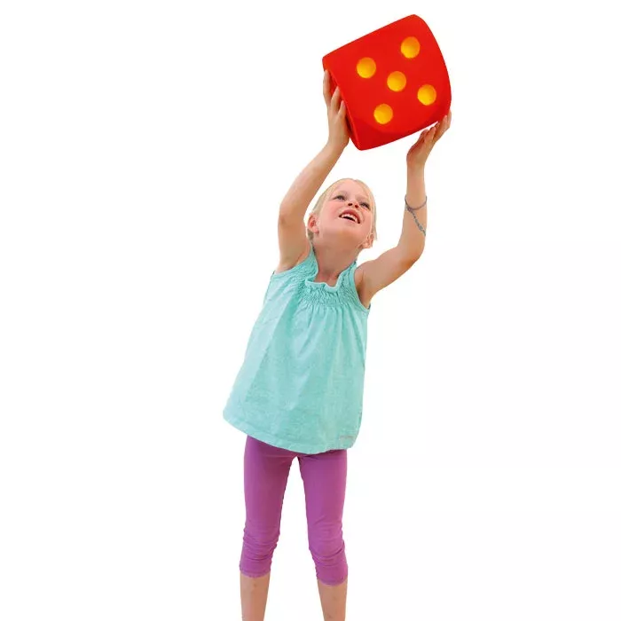 kinder, würfel, spielzeug, hand gehalten, würfelrand