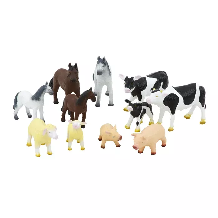 Tierfiguren, Miniaturen, Herde, Holzspielzeug, PiggyBank