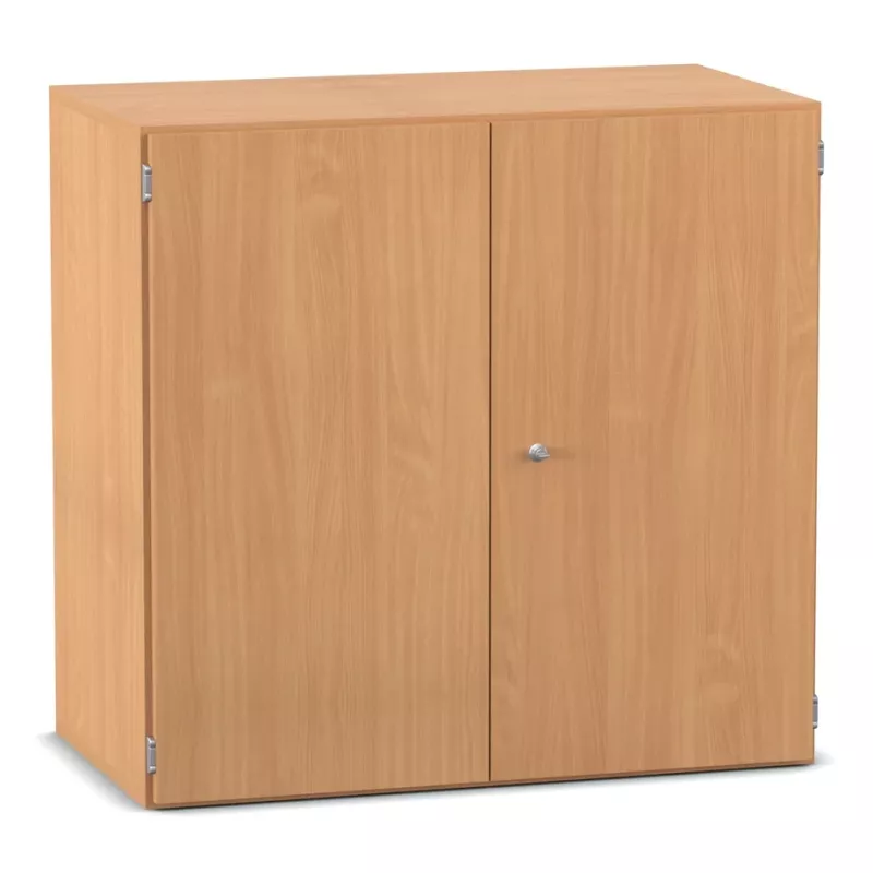 Kleiderschrank, Küchenschrank, Holzoptik, Zweiflügeliger Schrank, Schrank mit Metallgriff