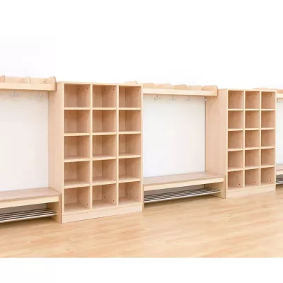 Schuhregal, Schuhschrank, Holzregal, offenes Regal, Aufbewahrung