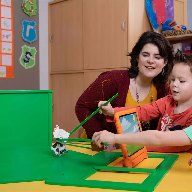 Kinderwerkzeug, Spielzeug, Tablet, Magnetisches Spiel, Pädagogisches Spielzeug
