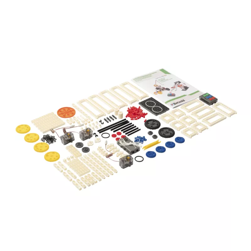 Bausteine, Kleinteile, Gleiter, Zahnrad, Elektronik–Kit