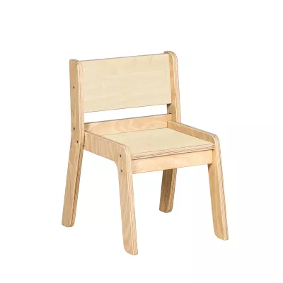 Holzstuhl, Kinderstuhl, Naturholz, Sitzgelegenheit, Holzstuhl-Design