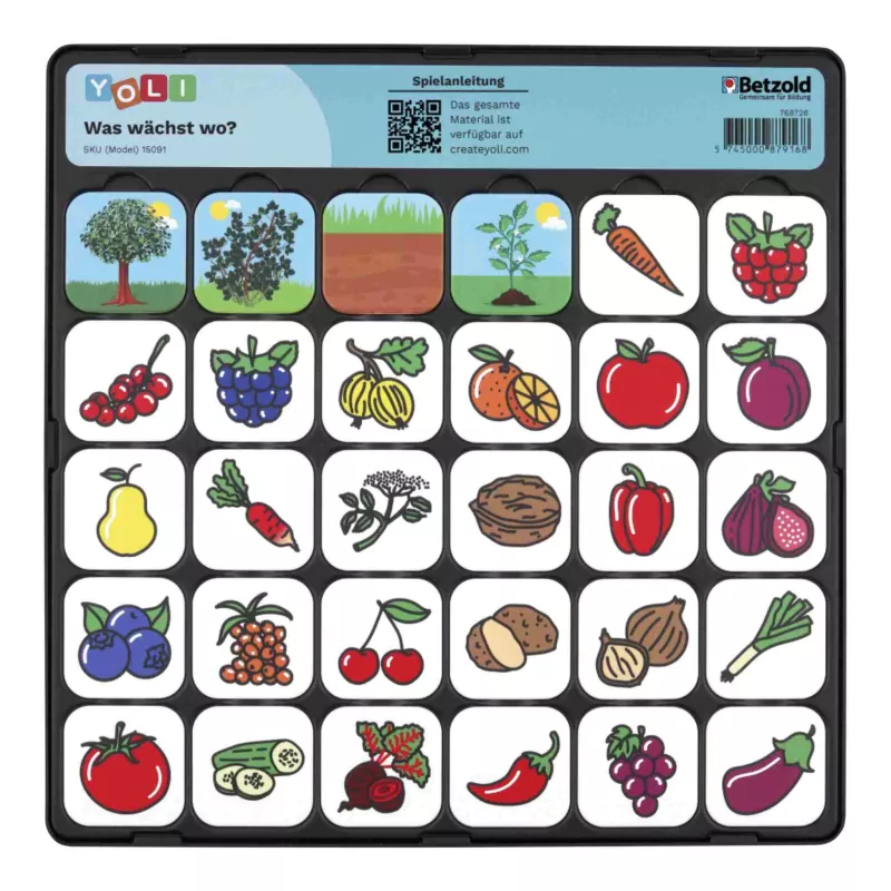Tierpflanzen, Obst, Gemüse, Kinderpuzzle, Lernspielzeug