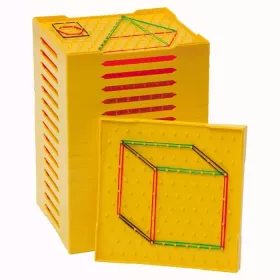 Stapelbares Geometriebrett doppelseitig 20cm