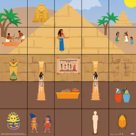 Loti-Bot Bodenmatte „Antikes Ägypten“