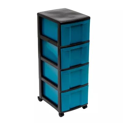 Aufbewahrungswagen, Aufbewahrungsboxen, Rollwagen, Kunststoffschübe, Ablage mit Rollen