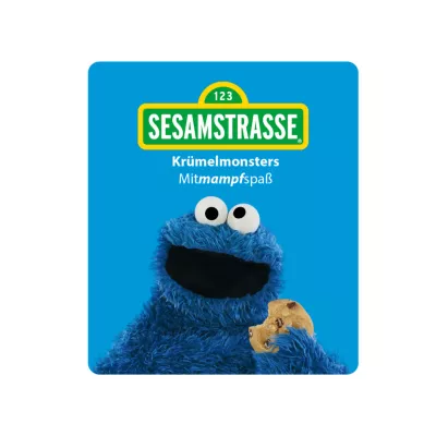 Sesamstraße, Krümelmonster, Mitmachspaß, Keks, Plüschfigur