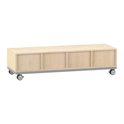 Lowboard, Sockel, Holz, Schubladen, Rollen