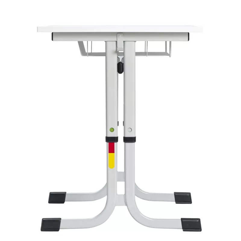 Standardtisch, Schreibtischaufsatz, Stützgestell, verstellbar, Gleiter