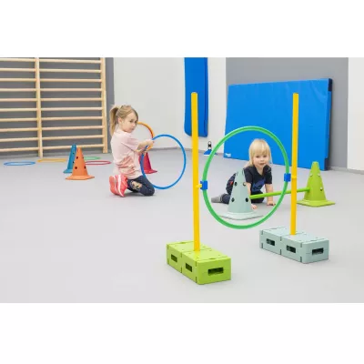 kindersport, hüpfscheibe, kreisel, sensorische spielzeug, gymnastik