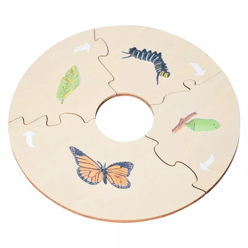 Puzzle, Kinderpuzzle, Puzzleteile, Klebepuzzle, Schmetterling