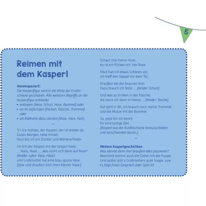 Kasperlfigur, Hose, Tür, Seppel, Kasperlgeschichte