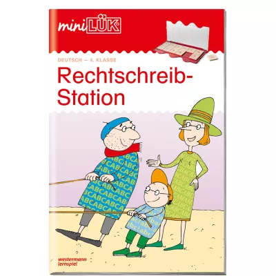 Rechtschreib-Station, Kinderbuch, Lernspiel, ABC, Stift-Set