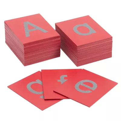 Buchstaben-Karten, Alphabet-Karten, Pappe, Würfelkarten, Lernspielzeug