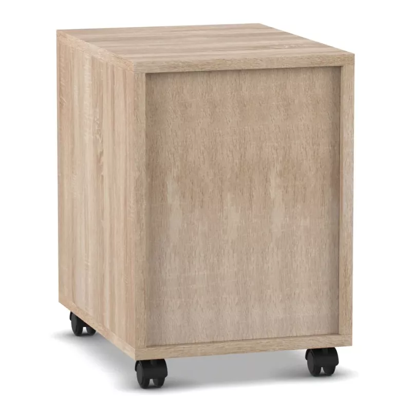Holz, Rollcontainer, Schubladenfrei, Mobiler Unterschrank, Küche/Wohnzimmer