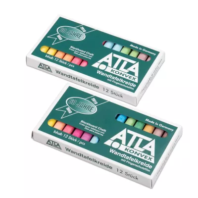 Kreide, Wandtafelkreide, Chalks, 12 Stück, Fingerschutzfilm