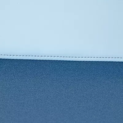 Canvas, Blau, Zweifarbig, Naht, Materialkontrast