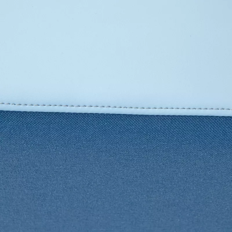 Canvas, Blau, Zweifarbig, Naht, Materialkontrast