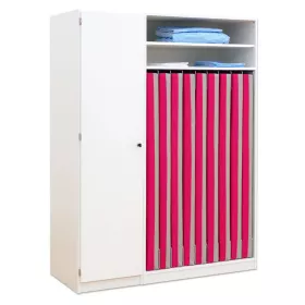 Flexeo® Liegepolsterschrank mit 7 breiten Fächern und 1 Tür