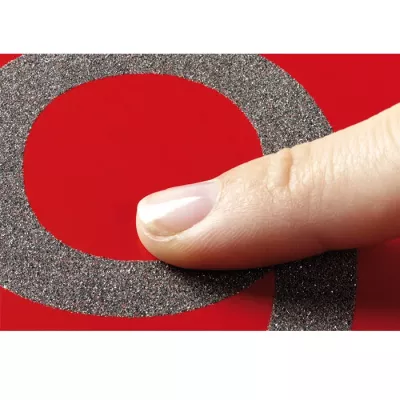 Nagel, Finger, Roter Hintergrund, Sandpapier-Textur, Klebeband/Sticker