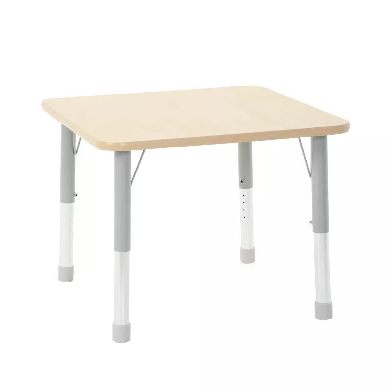 Esstisch, Klapptisch, Holztisch, Beine verstellbar, Hellholz
